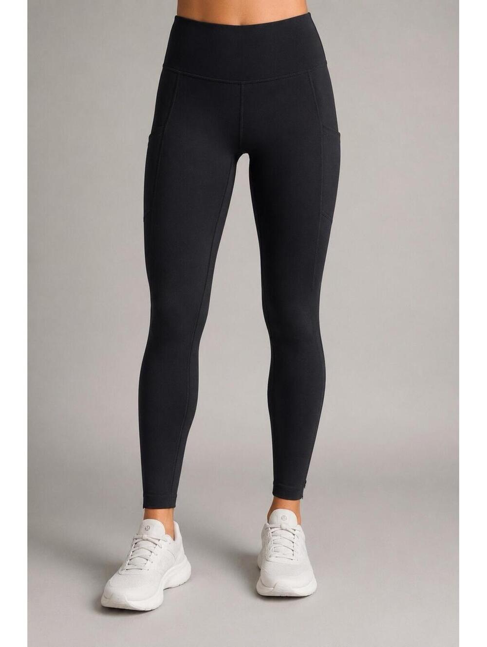 Lululemon Speed Tight IV Full On Luon Leggings Black Size 2 High Rise